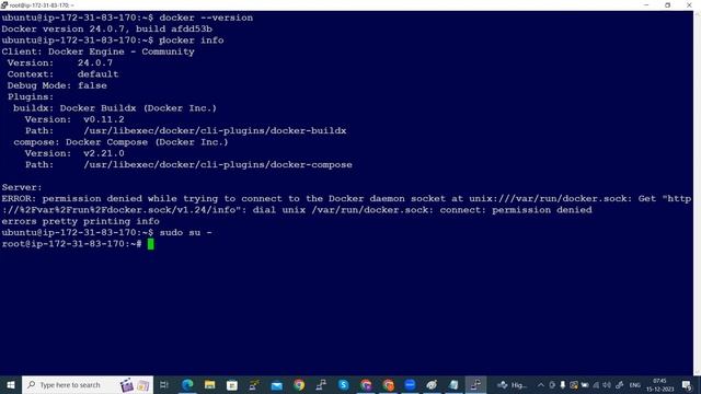 DOCKER INSTALLATION USING UBUNTU смотреть онлайн