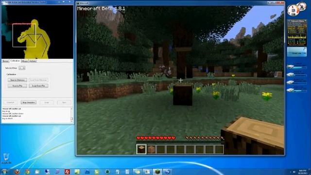 Minecraft on an XBox 360 Kinect Sensor смотреть онлайн