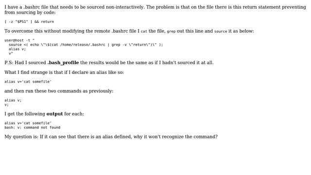Unix & Linux: Sourcing .bashrc from ssh after removing the prompt string check смотреть онлайн