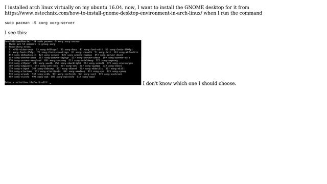 Unix & Linux: Installing GNOME desktop for arch linux (2 Solutions!!) смотреть онлайн