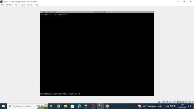 konfigurasi web server debian 11 смотреть онлайн