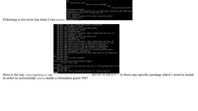Unix & Linux: How to install xorg inside virtualbox guest? смотреть онлайн