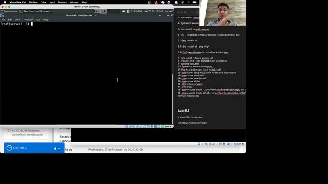 Lab 5.1 Alta Disponibilidad y Clustering смотреть онлайн