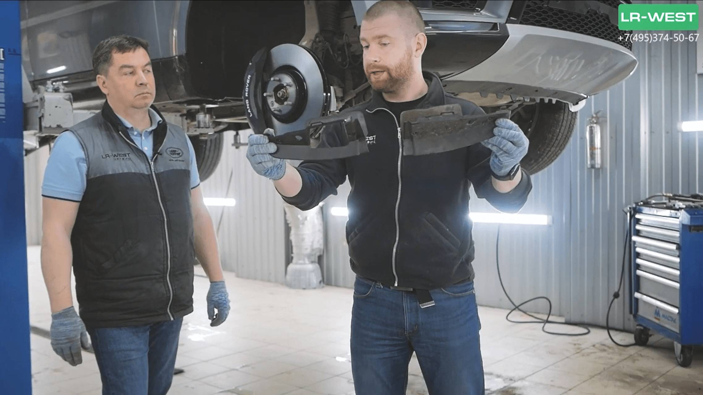 Brembo на Рендж Ровер. Охлаждение или тюнинг тормозов. Биение руля при торможении. смотреть онлайн