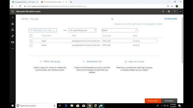 EP-4 How To Create group Office 365 in hindi смотреть онлайн