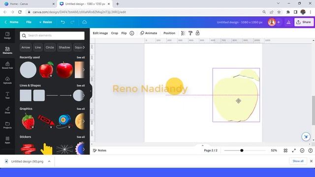Photo Manipulation | Add bite mark effect to an Apple or other Fruit | Canva Graphic Design Tutoria смотреть онлайн