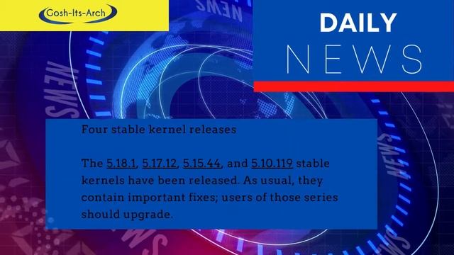 Linux and BSD News 1 June 2022 смотреть онлайн