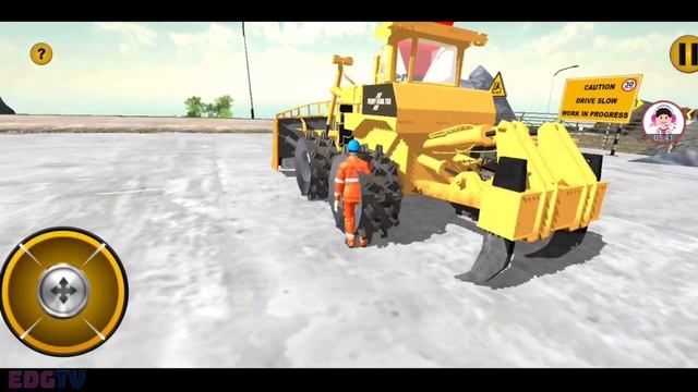 Uphill Road Construction Construction Simulator 2021 [HD] - Android Gameplay eDroidGameplaysTV смотреть онлайн