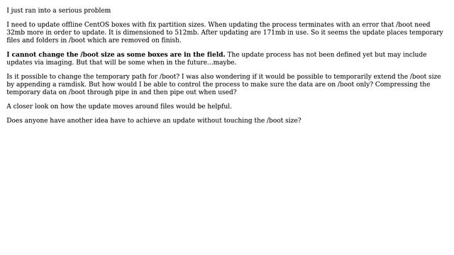 Unix & Linux: /boot running out of space when updating. What now? смотреть онлайн