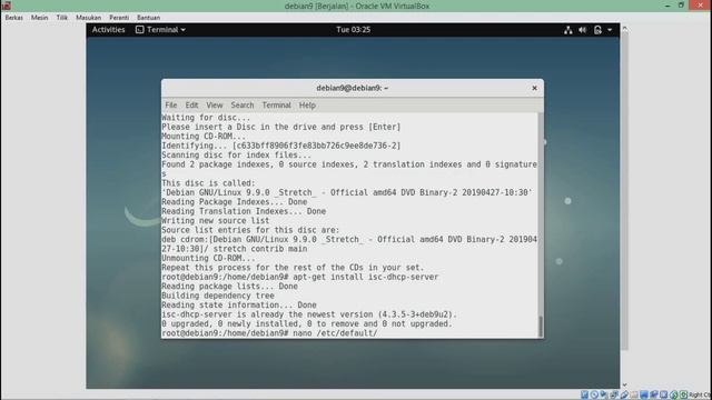 konfigurasi dhcp server debian 9 pada virtual box смотреть онлайн