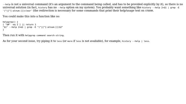 Unix & Linux: Filter --help command? (3 Solutions!!) смотреть онлайн