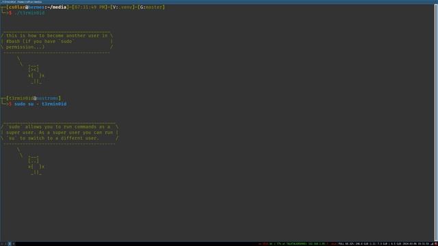 become another #user with #sudo and #su in #linux смотреть онлайн