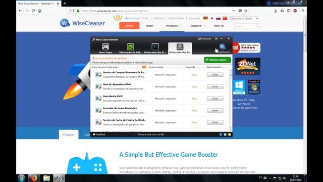 Como Aumentar o FPS dos seus jogos com Wise Game Booster 2019 | PARA PC FRACO смотреть онлайн