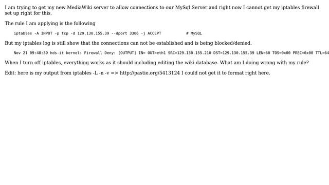DevOps & SysAdmins: Iptables Allow MYSQL server incoming requests (2 Solutions!!) смотреть онлайн