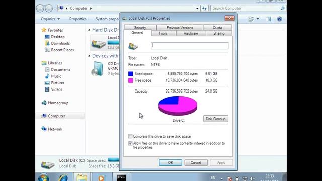 test7 - Windows 7 on VirtualBOX (at Linux Laptop) смотреть онлайн
