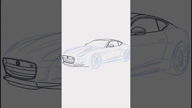 How to Draw Car || Challenger || Jaguar || Ferrari | step-by-step смотреть онлайн