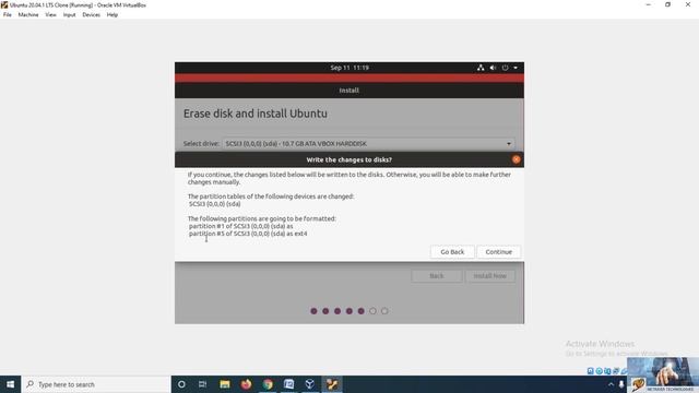 Ubuntu 20 04 1 LTS Basic installation смотреть онлайн
