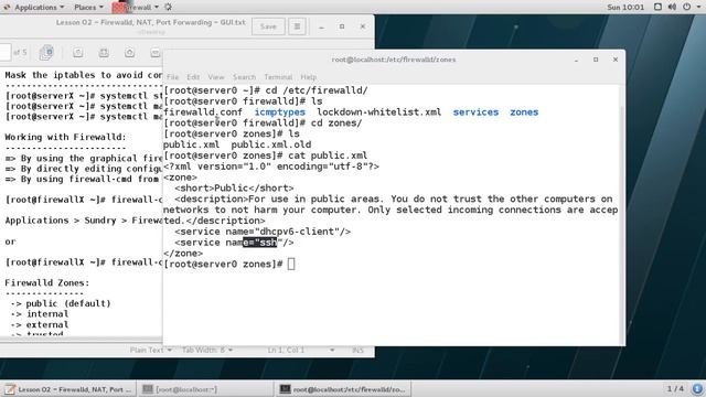 95 Lesson 02 Part 02 Managing Linux RHEL CentOS 7 FirewallD YouTube смотреть онлайн