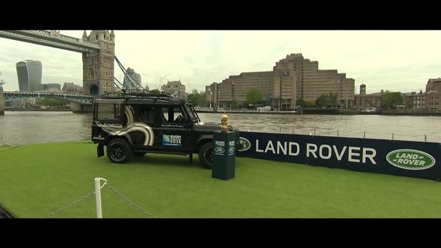 Land Rover Reveals Unique Defender to Carry Rugby World Cup Trophy - Sport Web Video смотреть онлайн