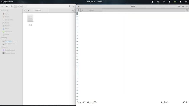 Linux Command Line Basics: Creating Files Using Touch and Cat Commands смотреть онлайн
