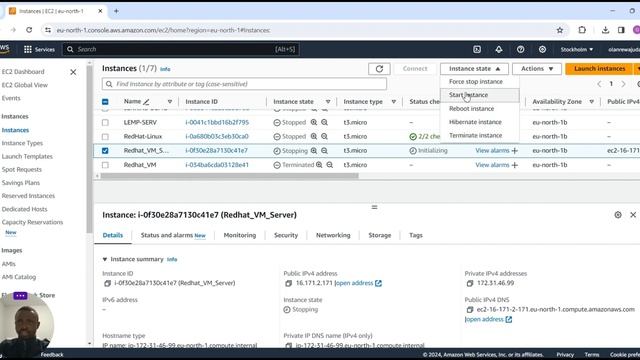 How To Launch Red Hat Linux Server On AWS With Putty