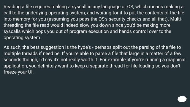 In C++, How to read one file with multiple threads? смотреть онлайн