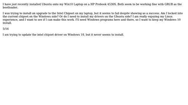 Unix & Linux: Updating drivers in Windows 10/Ubuntu 14.04 dualboot смотреть онлайн