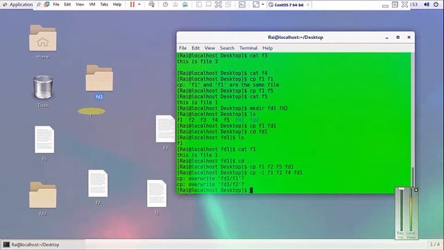 How to copy file or folder in linux (centos 7) in urdu hindi | copy file or folder | linux | part 5 смотреть онлайн