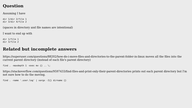 Move each file into its parent directory in linux (3 Solutions!!) смотреть онлайн