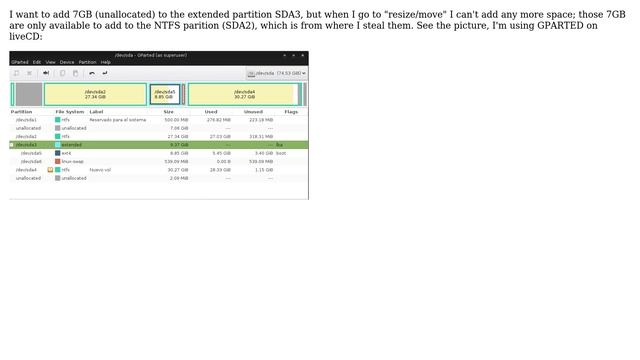 Unix & Linux: Can't resize extended partition смотреть онлайн