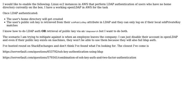DevOps & SysAdmins: Require both LDAP authentication \*and\* ssh auth смотреть онлайн