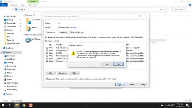 C:\ Is Not Accessible Access Is Denied Error In Windows 10 [Tutorial] смотреть онлайн
