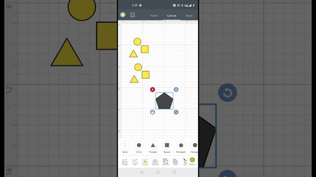 Cricut Design Space App Tutorial for Android Lesson 1 Start and Save New Project смотреть онлайн