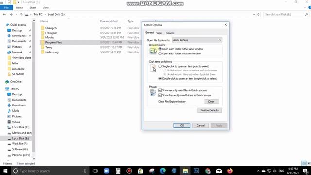 Single or double mouse click.(computer sortcut key ).Windows 10,8,7||how to convert 2 click to1clic