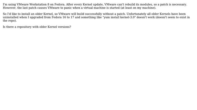 Fedora Repository for older Linux Kernel versions (2 Solutions!!) смотреть онлайн