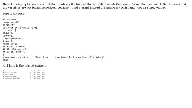 bash script read line by line смотреть онлайн