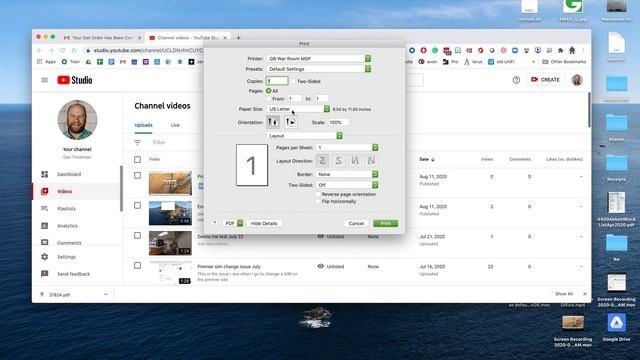 Set Color Preset and Double Side Printing on MacOS смотреть онлайн