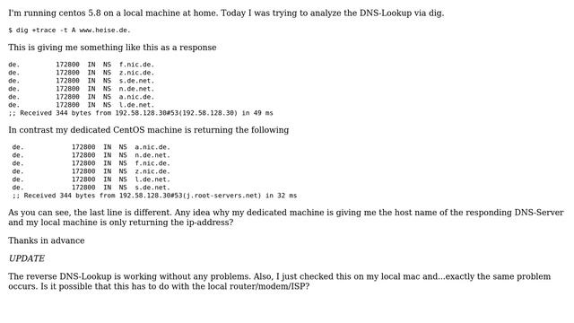 DevOps & SysAdmins: CentOS 5.8 dig is not resolving ip-address (2 Solutions!!) смотреть онлайн