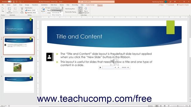Learn How to Insert Audio in Microsoft PowerPoint 2019 & 365: A Training Tutorial смотреть онлайн