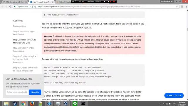 Install and basic configuration LEMP Stack Ubuntu in virtual desktop смотреть онлайн