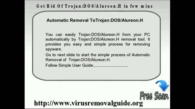 Remove Trojan:DOS/Alureon.H - Automatic Removal Guide смотреть онлайн
