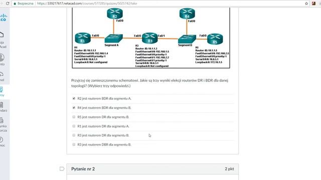 CCNA 3 Chapter 5 1 OSPF QUIZ PL смотреть онлайн