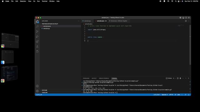 Accessing Github Co-pilot in Visual Studio Code смотреть онлайн