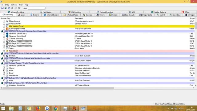 Autoruns Velocizzare e Ottimizzare WINDOWS In 4 MINUTI смотреть онлайн
