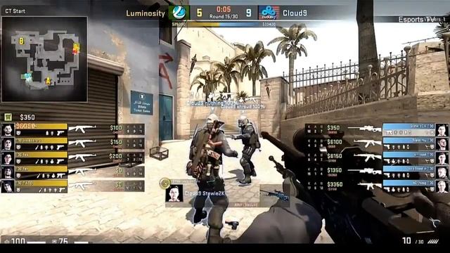 First time casting - LG v C9, Eleague Group A Finals (Mirage) смотреть онлайн