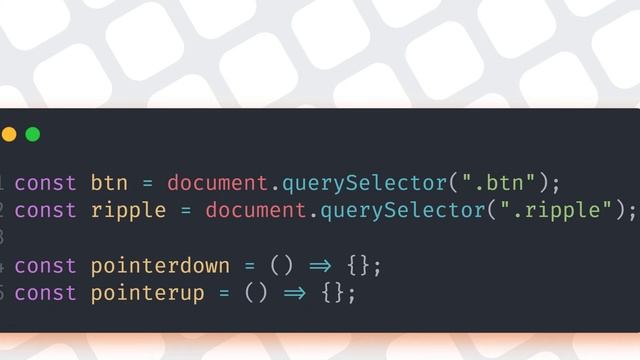 How to make a ripple button with JavaScript смотреть онлайн