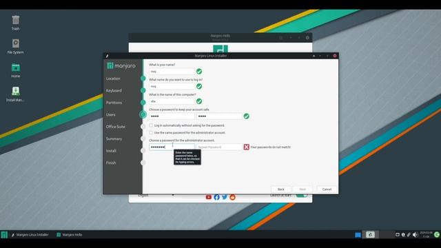 Install Manjaro XFCE Linux Easy Steps смотреть онлайн