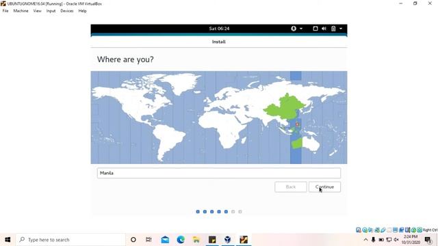 UBUNTU GNOME Installation in VirtualBox смотреть онлайн