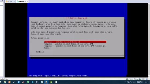 INSTALASI DEBIAN 7.4 DI VMWARE 9 смотреть онлайн