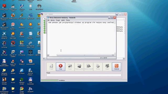 jak oczyścić system windows xp z będnych plików смотреть онлайн